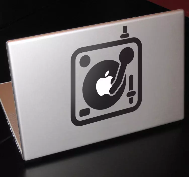 Apple dj mixer macbook matrica - TenStickers