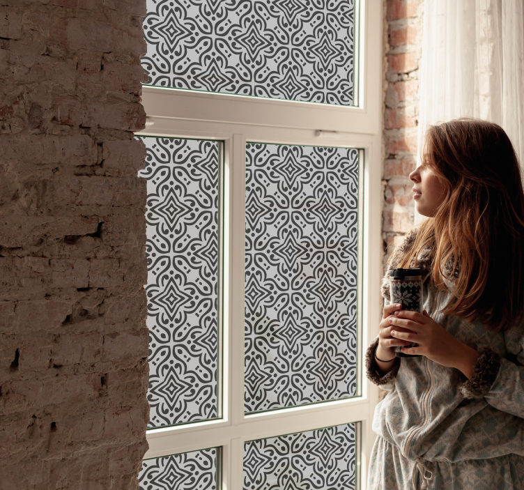 Arab ablak dekoráció ablak matrica - TenStickers