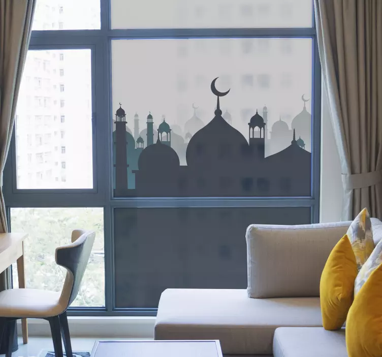 Arab díszablak matrica - TenStickers