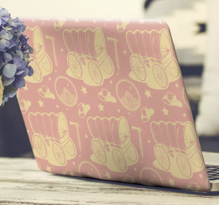 Aranyos babakocsik Matrica laptophoz - TenStickers