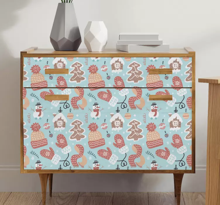 Aranyos mézeskalács házikó matrica - TenStickers