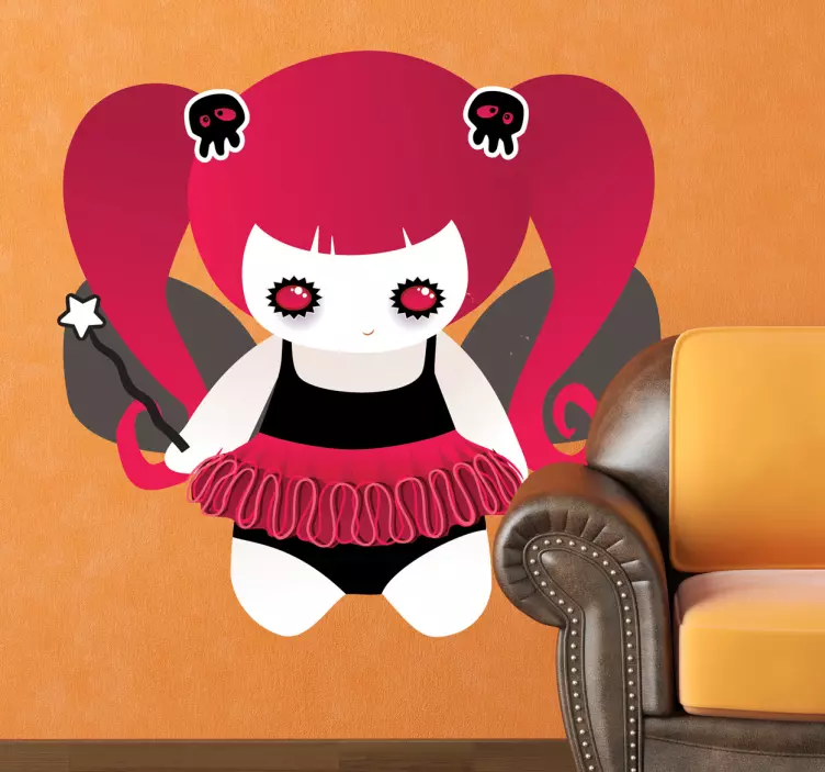 Aranyos tündérfigura matrica gyerekeknek - TenStickers