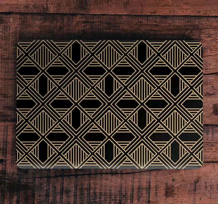 Art deco nagyszerű gatsby mintás laptop bőrök - TenStickers
