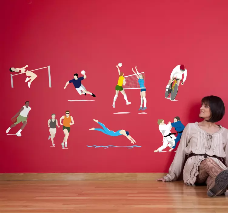 Az olimpiai díszcímkék - TenStickers