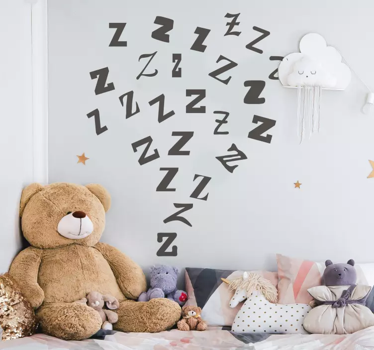 Baba lefekvés előtti suttogó matrica - TenStickers