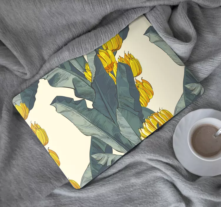 Banánfa művészi minta laptop bőr - TenStickers