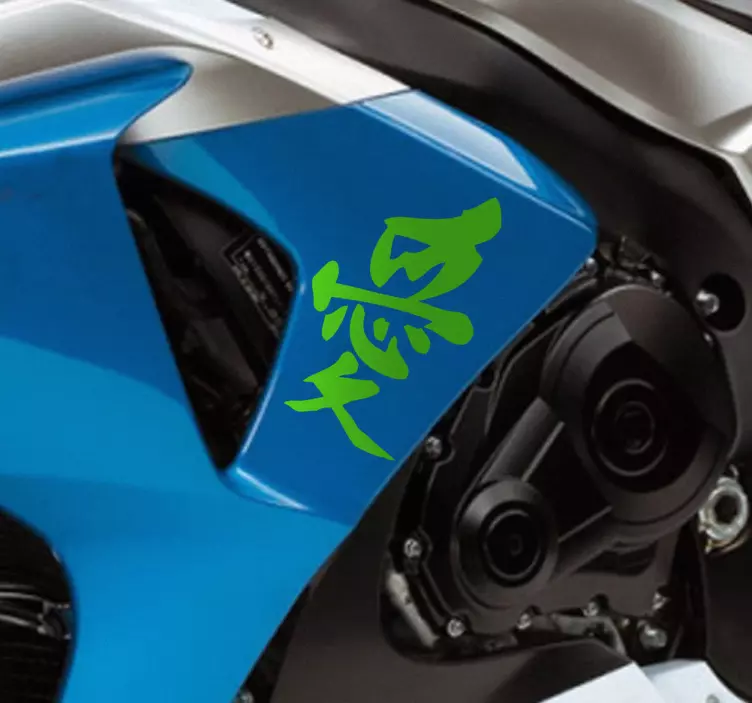 Béke matrica kínai nyelven - TenStickers