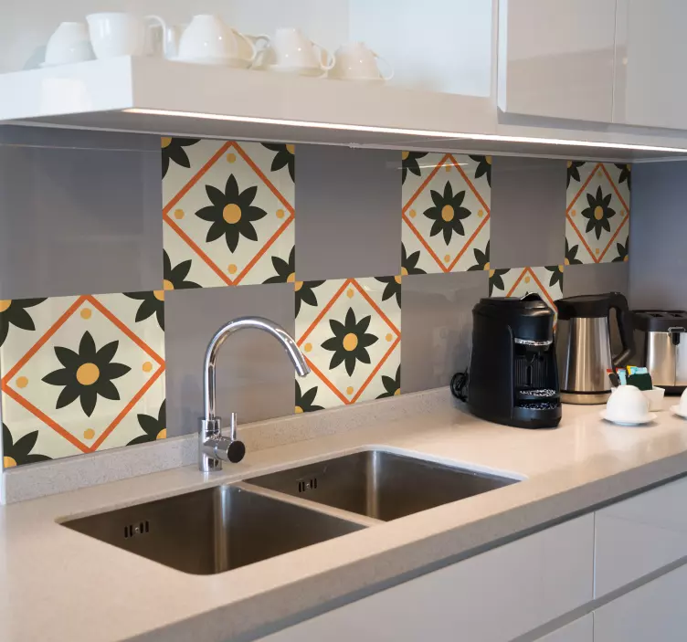 Belga flamingó csempe matrica - TenStickers