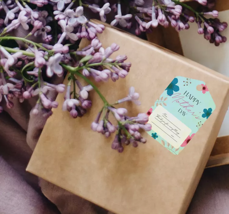 Boldog anyák napját címke falmatrica - TenStickers