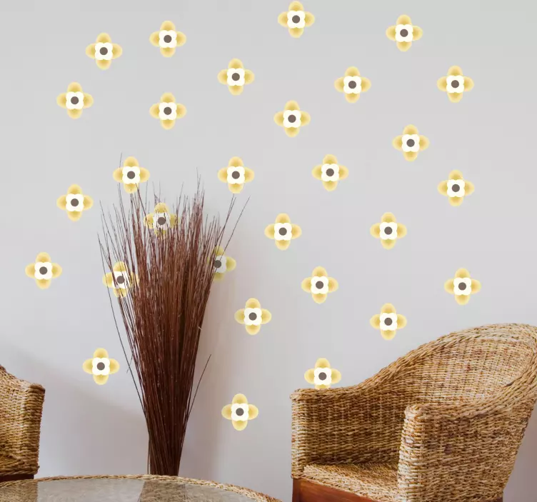 Botanikai összetétel megközelítés erdei állatok falmatrica - TenStickers