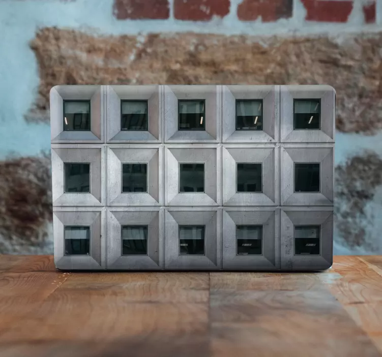 Brutalista építészet laptop skinek - TenStickers