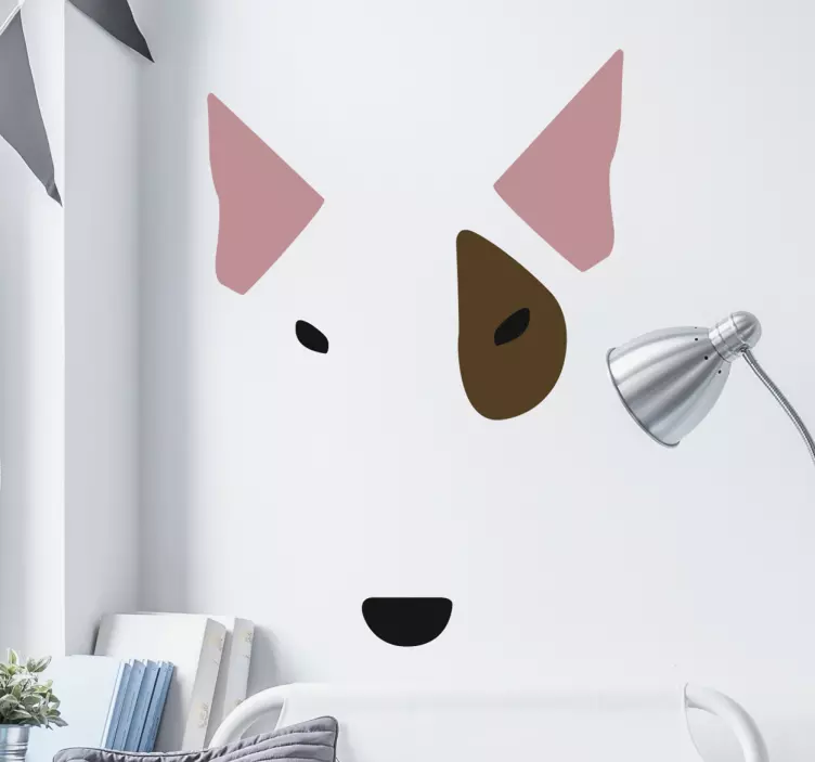Bullterrier arc matrica - TenStickers