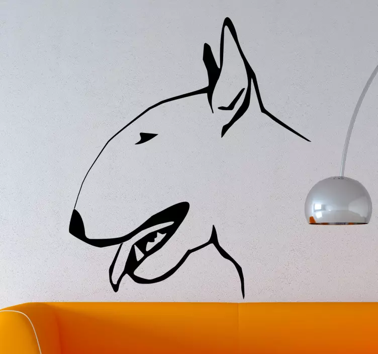 Bullterrier falmatrica - TenStickers