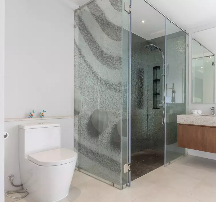 Burkolat zen út homok zuhany matrica - TenStickers