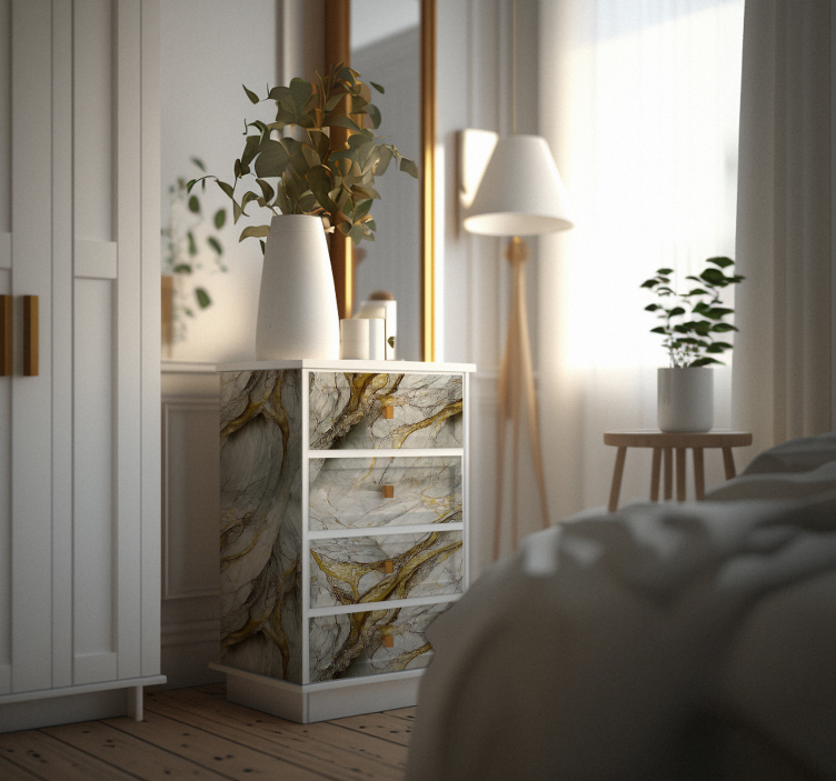 Bútor falmatrica normandiai márvány - TenStickers