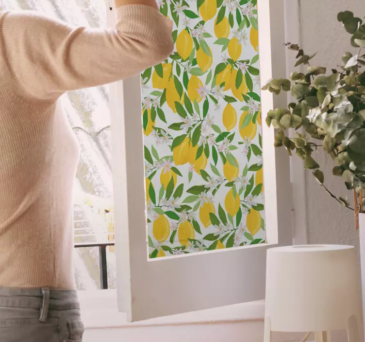 Citromfa ablak matrica - TenStickers