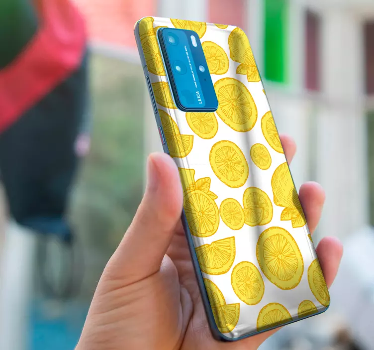 Citrus szelet minta matrica huawei - TenStickers