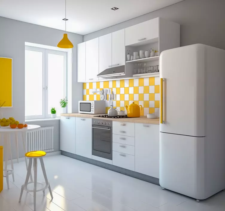 Csempematrica egyszínű csempe - TenStickers