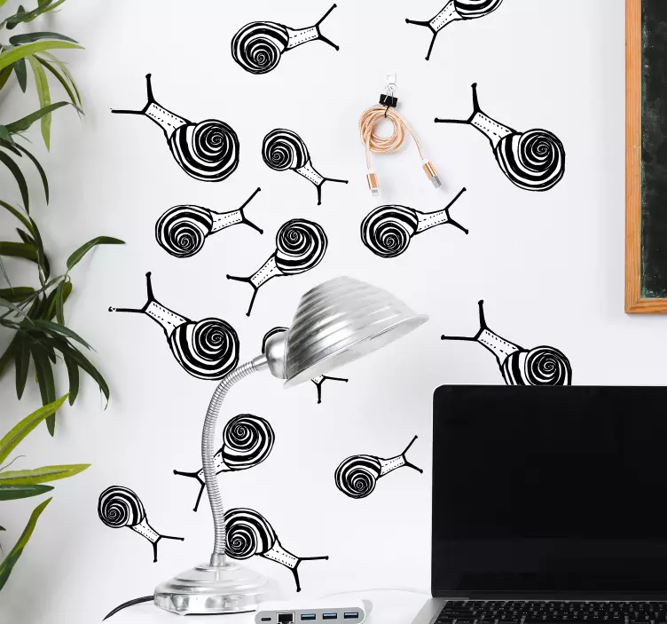 Csiga készlet rovar vinyl matrica - TenStickers
