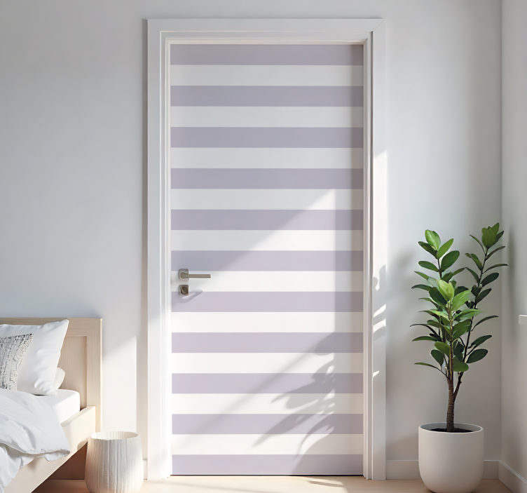 Csíkos dizájn matrica ajtók - TenStickers