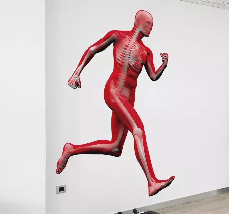 Csontváz futó matrica - TenStickers