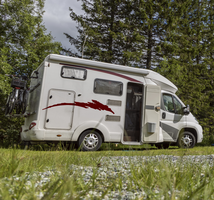 Dekoratív oldalsó lakókocsi dekorációs falmatrica - TenStickers