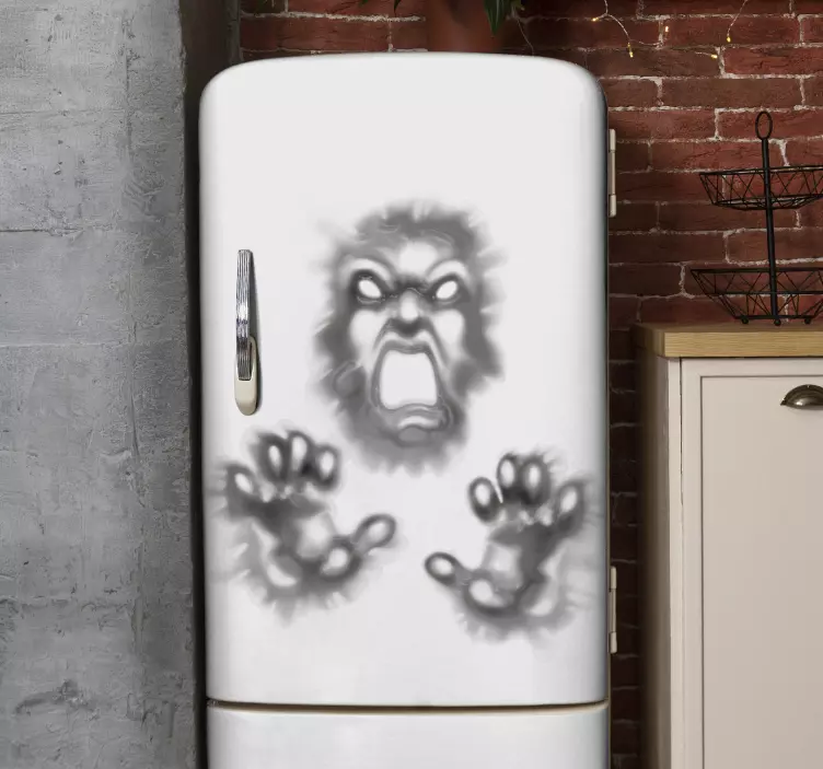 Démon a falon halloween matrica - TenStickers