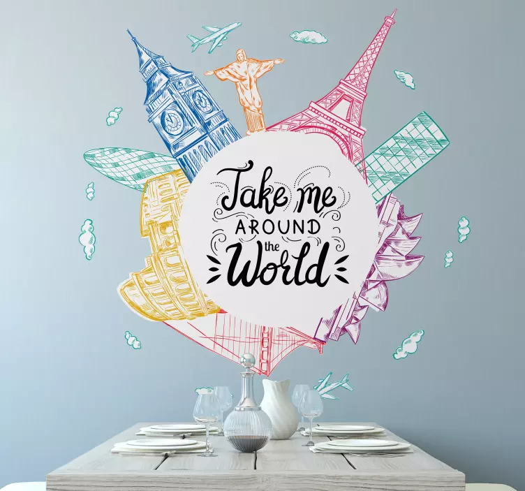 Drágakövek a világ minden tájáról matricák - TenStickers