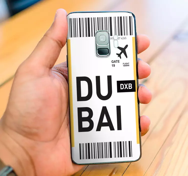 Dubai utazási kártya matrica samsung - TenStickers