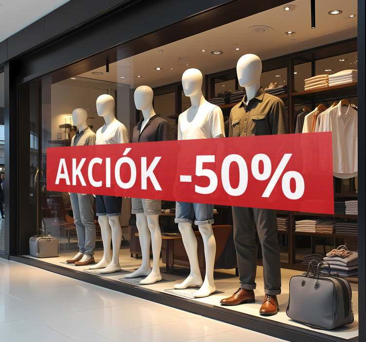 Egyedi kedvezmény akciós matricák - TenStickers