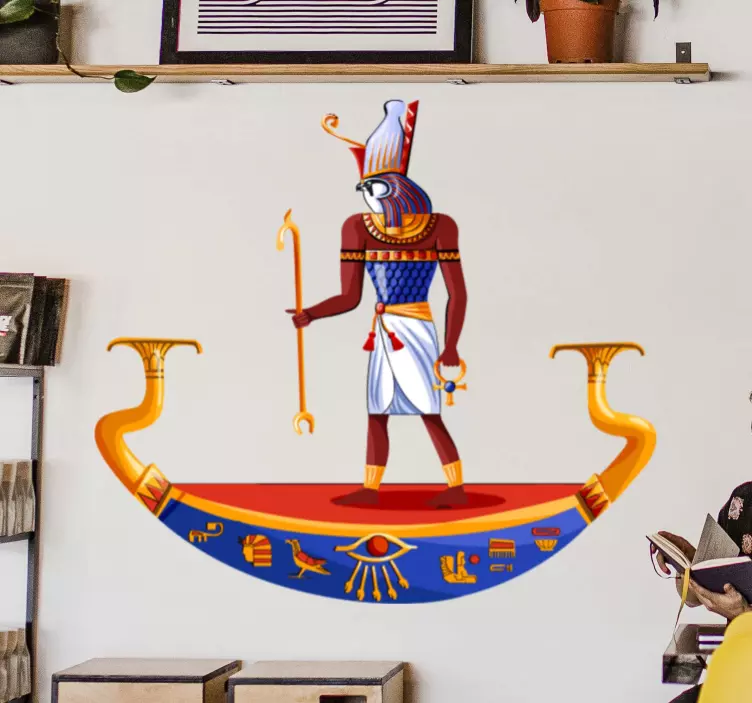 Egyiptomi isten horus politikai matricák - TenStickers