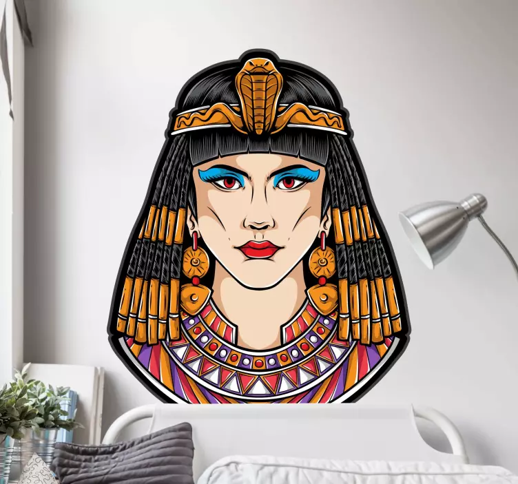 Egyiptomi cleopatra politikai matricák - TenStickers