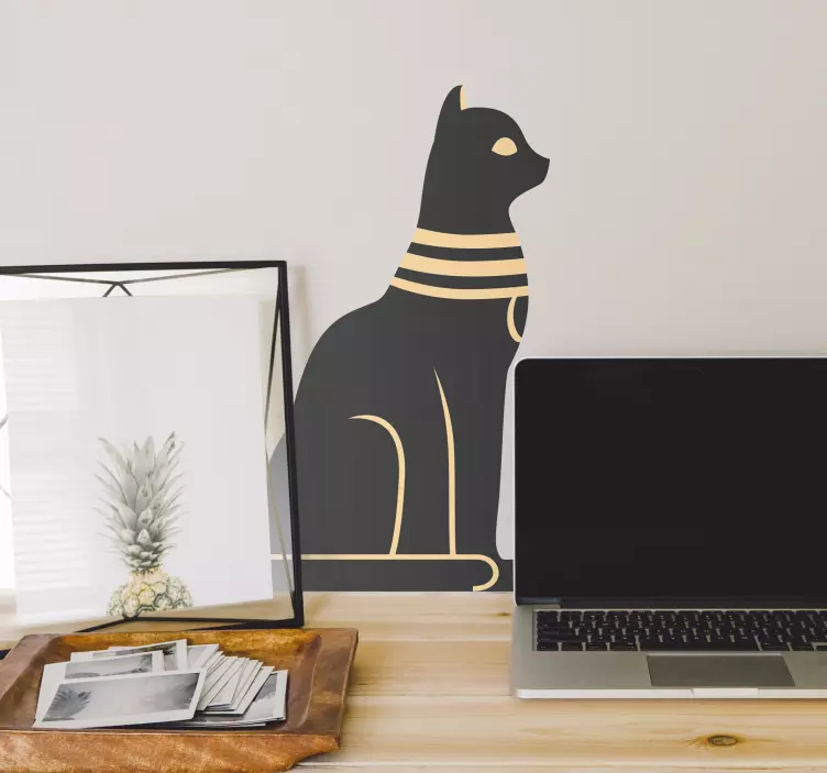 Egyiptomi macskapolitikai matricák - TenStickers