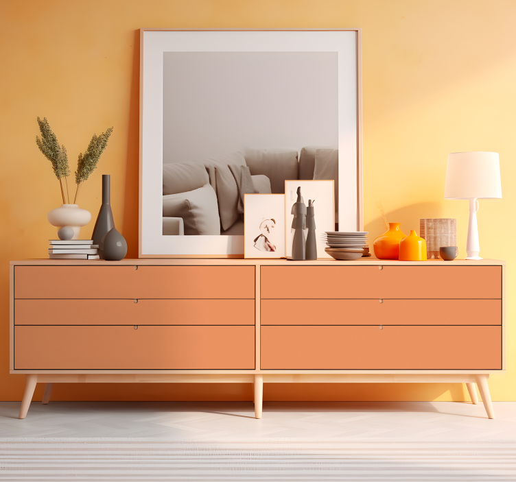 Egyszínű matricák sárgabarack összetörni - TenStickers