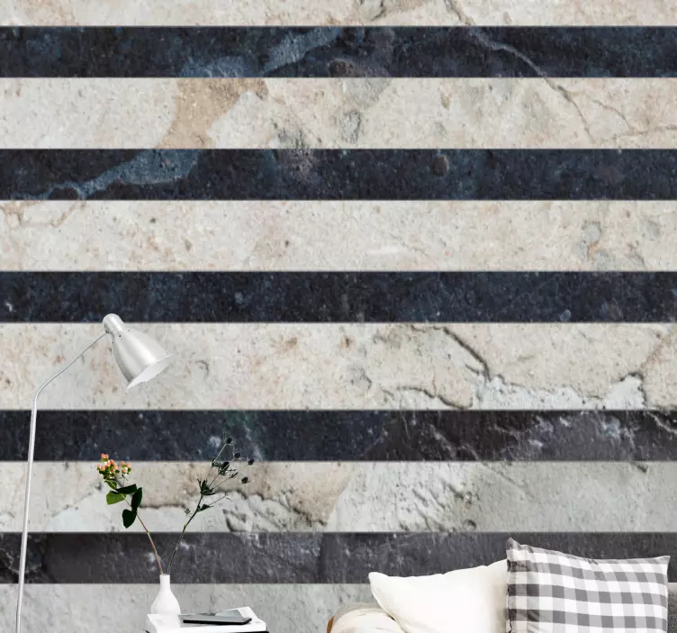 Elegáns texturált minta Matrica Hálószoba - TenStickers