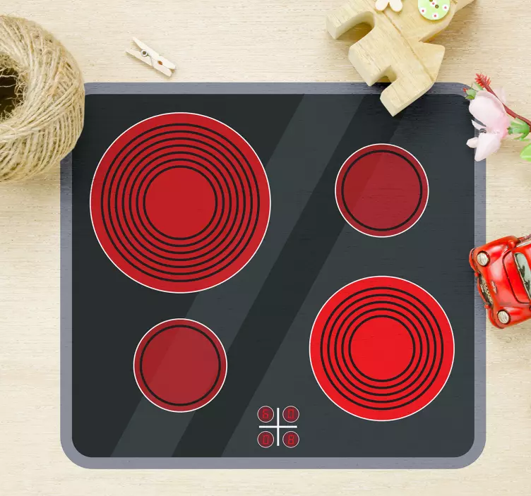 Elektromos főzőlap matrica - TenStickers