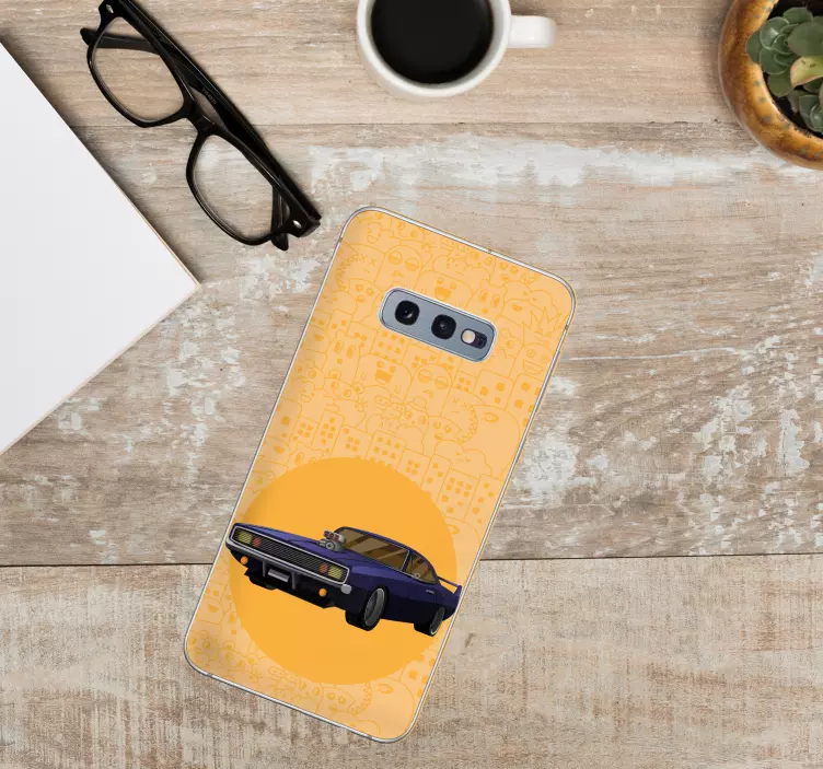 élénk klasszikus autó Matrica samsung - TenStickers