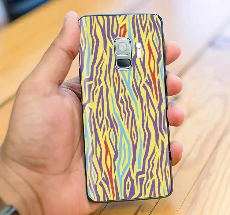 Élénk mintázat matrica samsung - TenStickers