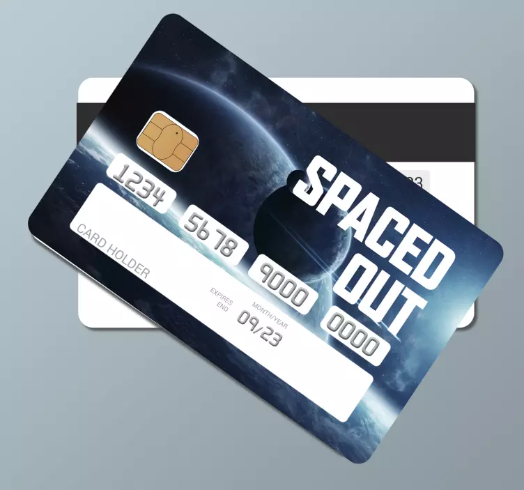 Szétválasztott kártya bakelit matrica - TenStickers