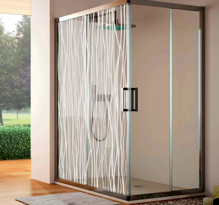 Erdei ágak zuhany matrica - TenStickers