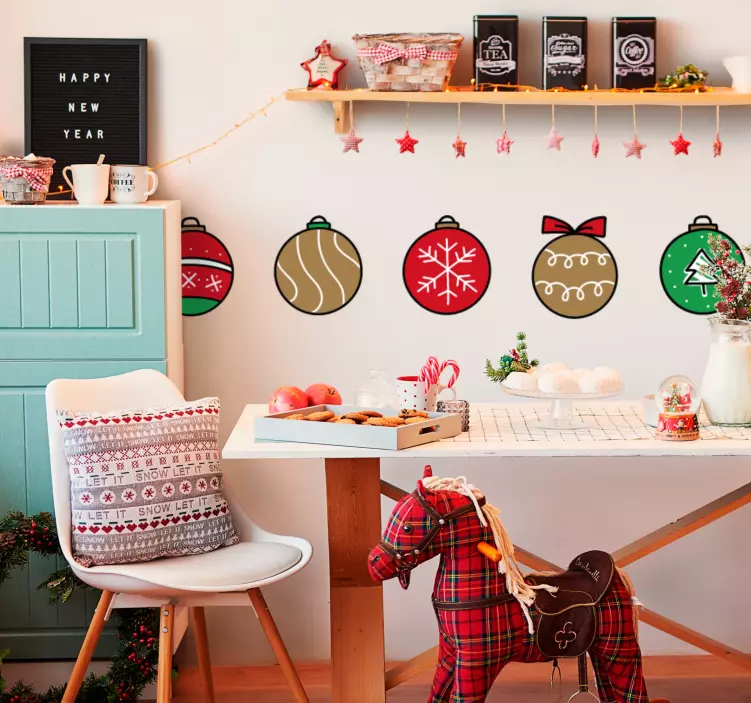 Esemény matrica - Ünnepi díszgyűjtemény - TenStickers