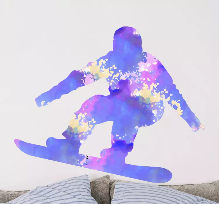 Extrém sport matrica - snowboardozás mozgalom - TenStickers