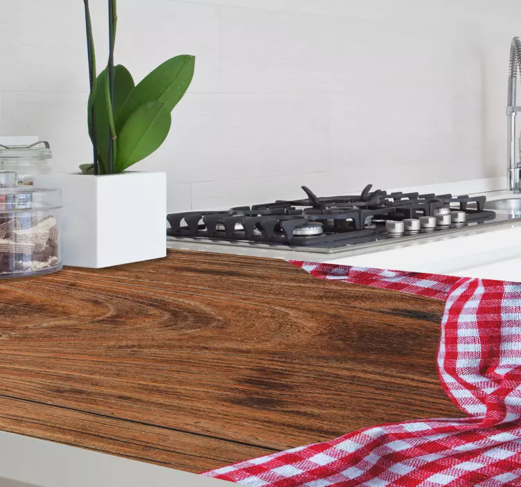 Fa abrosz mintás bútor matrica - TenStickers