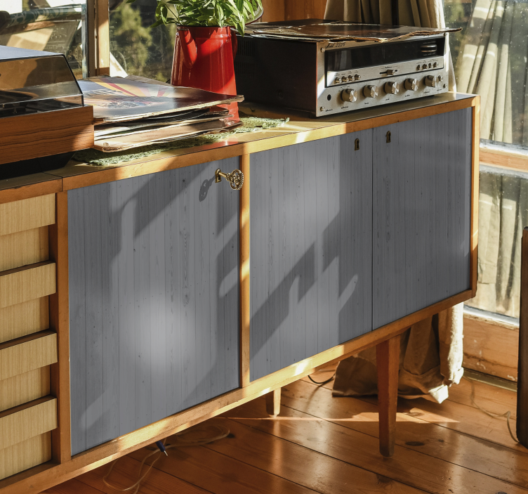 Fa szürke pantone bútor matrica - TenStickers