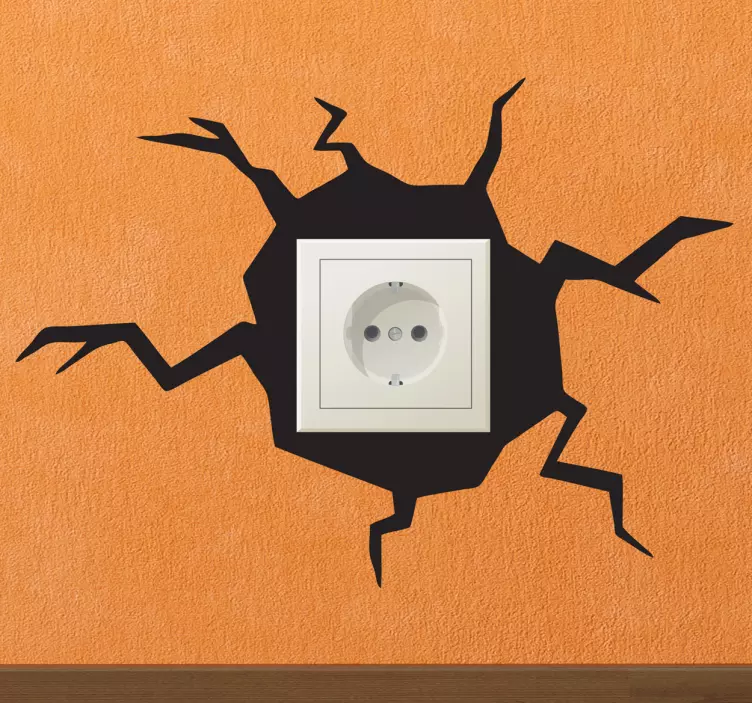 Fali kapcsoló furat - TenStickers