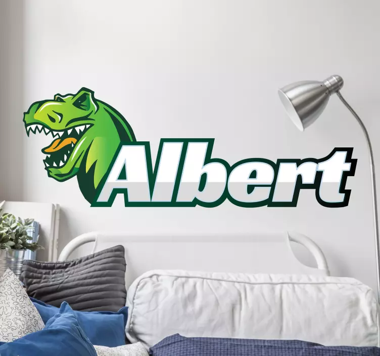 Fali matrica dinoszaurusz személyre szabott - TenStickers