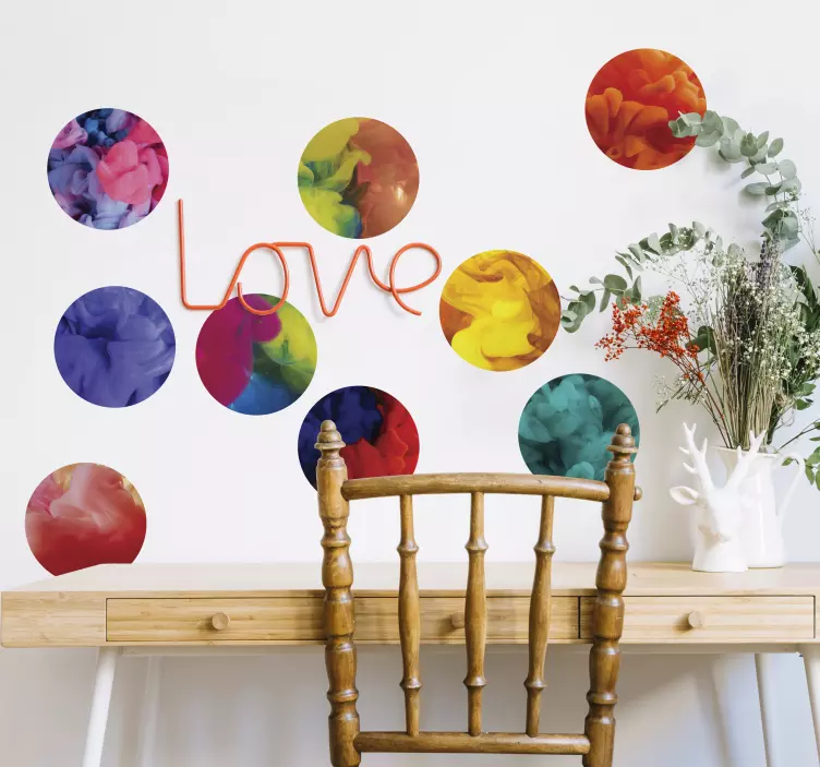 Falmatrica színű füst - TenStickers