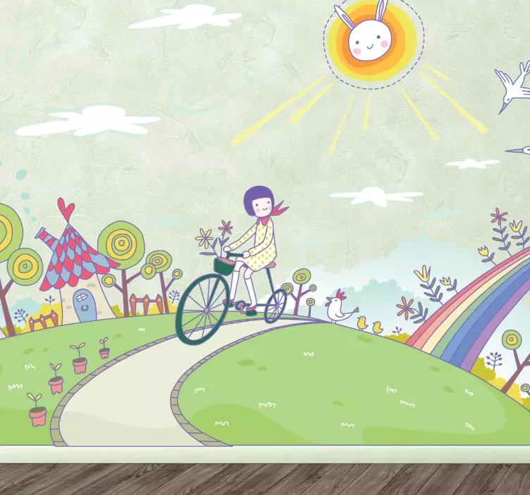 Fantázia bolygó gyerekek matrica - TenStickers