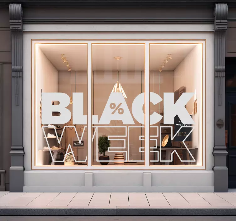 Fekete péntek matrica heti promócióHeti promóció - TenStickers