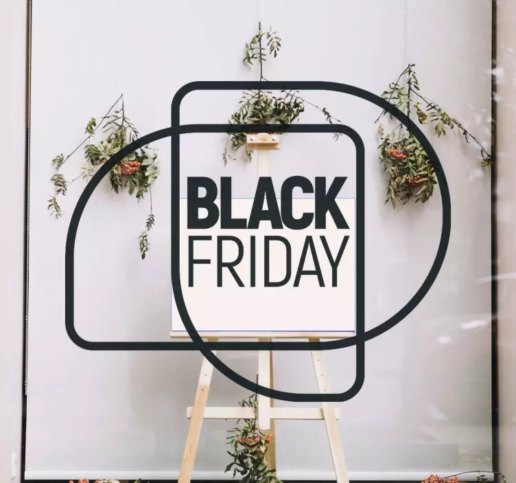 Fekete péntek geometriai matricák - TenStickers